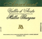 Maison Anselmet Vallee d'Aoste Muller Thurgau 2012 Front Label