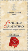 Leone de Castris Salice Salentino Riserva 2019  Front Label