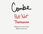 Stolpman Vineyards Combe Pet'Nat Trousseau 2021  Front Label