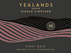 Yealands Estate Single Vineyard Pinot Noir 2019  Front Label