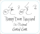 Bonny Doon Picpoul 2021  Front Label