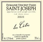 Vincent Paris Saint-Joseph Les Cotes 2021  Front Label