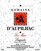 Domaine d'Aupilhac Lou Maset Rouge 2020  Front Label