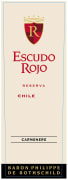 Baron Philippe de Rothschild Escudo Rojo Reserva Carmenere 2021  Front Label