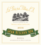 La Rioja Alta Gran Reserva 904 Seleccion Especial Tinto 2015  Front Label