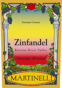 Martinelli Giuseppe and Luisa Zinfandel 2021  Front Label