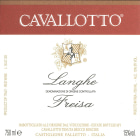 Cavallotto Langhe Freisa 2021  Front Label