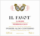 Aldo Conterno Langhe Il Favot Nebbiolo 2019  Front Label