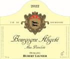 Hubert Lignier Bourgogne Aligote Aux Poirelots 2022  Front Label