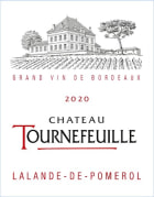Chateau Tournefeuille Lalande-de-Pomerol 2020  Front Label