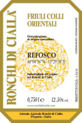 Ronchi di Cialla Refosco 2014 Front Label
