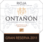 Bodegas Ontanon Gran Reserva 2011  Front Label