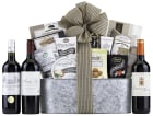 wine.com 90 Point Red Wine Trio & Vintage Gourmet Gift Basket  Gift Product Image