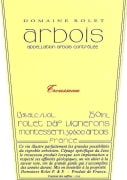 Domaine Rolet Arbois Trousseau 2013  Front Label