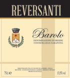 Reversanti Barolo 2018  Front Label