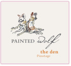 Painted Wolf The Den Pinotage 2021  Front Label