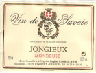 Domaine Eugene Carrel & Fils Savoie Jongieux Mondeuse 2017  Front Label
