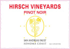 Hirsch San Andreas Fault Pinot Noir 2020  Front Label