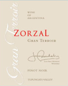 Zorzal Gran Terroir Pinot Noir 2020  Front Label