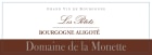Domaine de la Monette Bourgogne Aligote 2021  Front Label