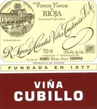 R. Lopez de Heredia Vina Cubillo Crianza 2014  Front Label