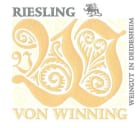 Von Winning Estate Riesling Trocken 2021  Front Label