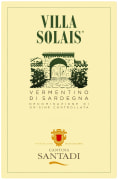 Santadi Vermentino Villa Solais 2021  Front Label