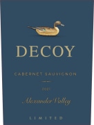 Decoy Limited Alexander Valley Cabernet Sauvignon 2021  Front Label