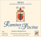 Bodegas Ramirez de la Piscina Gran Reserva 2016  Front Label