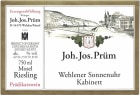 J.J. Prum Wehlener Sonnenuhr Riesling Kabinett 2022  Front Label