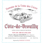 Nicole Chanrion Domaine de la Voute des Crozes Cote de Brouilly 2022  Front Label