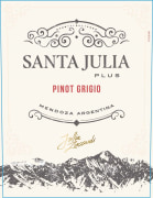 Santa Julia Plus Pinot Grigio 2023  Front Label