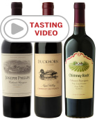 wine.com Napa Valley Cabernet Trio with Tasting Video  Gift Product Image